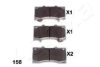 ASHIKA 50-01-158 Brake Pad Set, disc brake